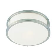 Conga LED Flush Mount in Brushed Steel by Access