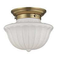 Hudson Valley Dutchess Ceiling Light in Aged Brass