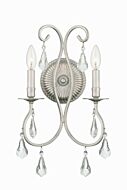 Ashton 2-Light Wall Mount in Olde Silver