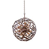 Kalco Ambassador 18 Light Pendant Light in Copper Patina