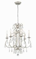 Ashton 6-Light Chandelier in Olde Silver