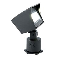 WAC Wall Wash 2700K 6 Inch Landscape Flood Light in Black on Aluminum