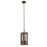 Kalco Chelsea 3 Light Mini Pendant in Copper Patina