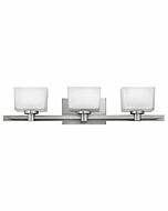 Hinkley Taylor 3-Light Bathroom Vanity Light In Brushed Nickel