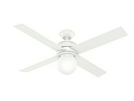 Hunter Hepburn 52 Inch Indoor Ceiling Fan in Matte White