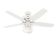 Hunter Bennett 52 Inch Indoor Ceiling Fan in Matte White