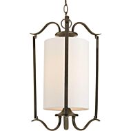 Inspire 1-Light Foyer Pendant in Antique Bronze