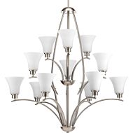 Joy 12-Light Chandelier in Brushed Nickel