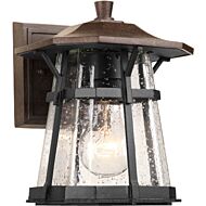 Derby 1-Light Wall Lantern in Espresso