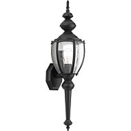 Roman Coach 1-Light Wall Lantern in Black