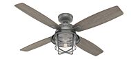 Port Royale 1-Light 52" Ceiling Fan in Matte Silver