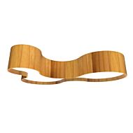 Organic LED Ceiling Mount in Teak