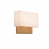 Kalco Cestino 2 Light 10 Inch Wall Sconce in Gold Leaf