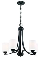 Craftmade Bolden 5 Light Transitional Chandelier in Flat Black