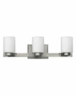 Hinkley Miley 3-Light Bathroom Vanity Light In Brushed Nickel