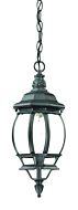 Chateau 1-Light Matte Black Hanging Light