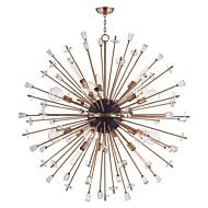 Liberty 18 Light Chandelier in Aged Brass by Hudson Valley