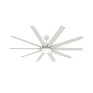 Overton 2-Light 72" Ceiling Fan in Matte White