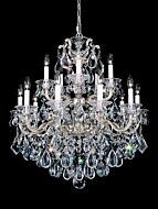 La Scala 15 Light Chandelier in Florentine Bronze by Schonbek