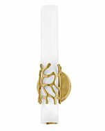 Hinkley Lyra Bathroom Vanity Light In Lacquered Brass