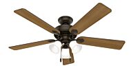 Swanson 3-Light 52" Ceiling Fan in New Bronze