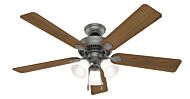 Swanson 3-Light 52" Ceiling Fan in Matte Silver