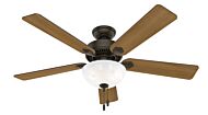 Swanson 2-Light 52" Ceiling Fan in New Bronze