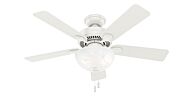 Swanson 2-Light 44" Ceiling Fan in Fresh White