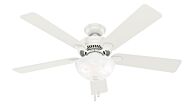 Swanson 2-Light 52" Ceiling Fan in Fresh White