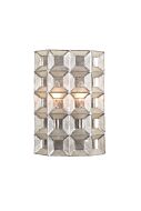 Prado Two Light Wall Sconce in Oxidized Silver Leaf by Kalco