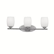 Kichler Eileen 3 Light Bathroom Vanity Light in Brushed Nickel