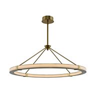 Kalco Lavo Pendant Light in Winter Brass