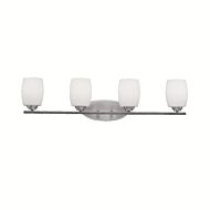 Kichler Eileen 4 Light Bathroom Vanity Light in Brushed Nickel