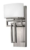 Hinkley Lanza 1-Light Bathroom Vanity Light In Antique Nickel