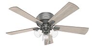 Crestfield 3-Light 52" Ceiling Fan in Matte Silver