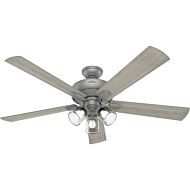 Crestfield 3-Light 60" Ceiling Fan in Matte Silver