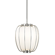 Hudson Valley Ephron 15 Inch Mini Pendant in Polished Nickel