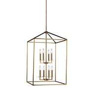 Perryton 8-Light Hall / Foyer in Satin Brass