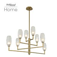 December LED Island Pendant in Winter Brass by Kalco