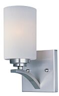 Deven 1-Light Wall Sconce in Satin Nickel