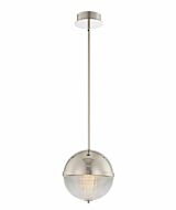 Kalco Portland Contemporary Chandelier in Polished Nickel