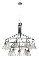 Craftmade Gallery State House 15 Light Chandelier in Polished Nickel