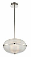 Kalco Portland Contemporary Chandelier in Polished Nickel