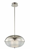 Kalco Portland Contemporary Chandelier in Polished Nickel