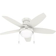 Lilliana 2-Light 44" Ceiling Fan in Fresh White