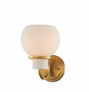 Kalco Ascher Wall Sconce in Winter Brass