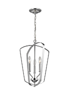 Sea Gull Romee 3 Light Foyer Light in Chrome