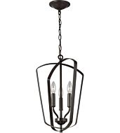 Sea Gull Romee 3 Light Foyer Light in Bronze