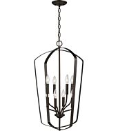 Sea Gull Romee 8 Light Foyer Light in Bronze