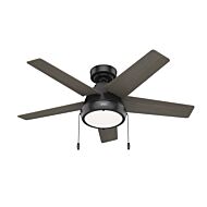 Burroughs 2-Light 44" Ceiling Fan in Matte Black